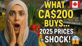 What $200 Buys in Canada in 2025 😱 | Shocking Prices Compared!$200 🇨🇦 (Unbelievable Reality!)