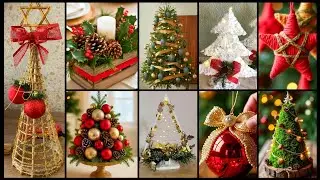 🌲🌲 &laquo;Креативный рождественский декор своими руками | Шишки, ленты и волшебство переработанных веще...