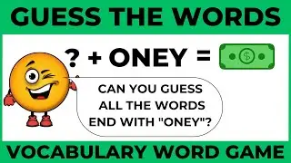 Guess the Word Vocabulary Game Puzzles | Word Find Puzzles | Part-I | Puzzled | Easy, Medium, Hard