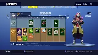 FORTNITE: SEASON 5 - DRIFT FULL ARMOR SET STAGE 1-5!