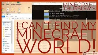 How to Recover a Missing Minecraft World