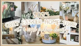 🌷2023 COZY EASTER/SPRING FARMHOUSE HOME TOUR│HOME DECORATING IDEAS│ SIMPLE & SWEET HOME DECOR