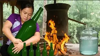 🍶 Making Traditional Tree Wine from Start to Finish | Peaceful Life in the Countryside 🌾