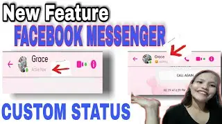 PAANO MAG ADD NG CUSTOM STATUS SA MESSENGER 2022|@gracebeautyvlog1281