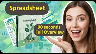 MyFriendlyBudget Spreadsheet: Full Overview in 90 Seconds!