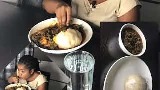 EFO ERIRO AND FUFU MUKBANG/NIGERIA FOOD/ CHIDERA OGBATA
