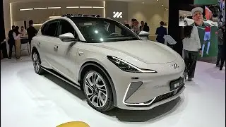 IM LS7 EV intelligent mobility by MG luxury SUV full electric car GIMS walkaround + interior V1832