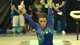 Jade Barbosa conquista medalha de ouro na Copa do Mundo de Gin&aacute;stica 2013 em Anadia (Portugal)