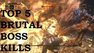 Bloodborne - The Most Brutal Boss Kills TOP 5