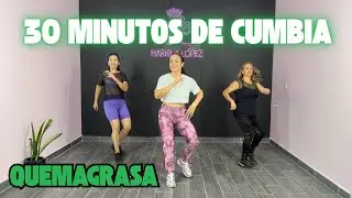 30 minutos de Cumbias | Baile para principiantes | Rutinas para bajar de peso r&aacute;pido