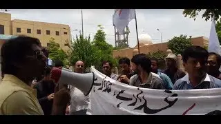 YDA Multan Protest - Dr. Muhammad Kabeer and Dr. Hassan Chawan Addressing the Protestees