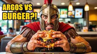 Spartan Tries Fast Food for the First Time (Chaos at McDonald&rsquo;s)