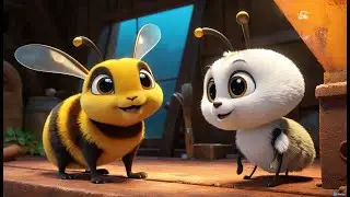 The Robot and the Painterbee | A Creative Tale of Friendship and Art | Kids Bedtime Story