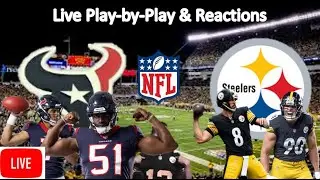 Texans vs Steelers LIVE STREAM AFC Wild Card PLAYOFFS | Live Play-by-Play, Fan Reaction | LIVE NFL