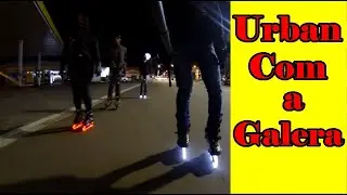 Patins Powerslide next, rollerblade e traxart com rodas de led. Freeskate urban