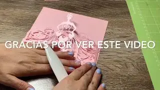 Parte 3 ensamblando la invitación. Print and cut