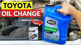 How to Change Engine Oil & Filter 1993-2004 | Toyota Tacoma, Tundra, 4runner | V6 3.4L 5VZ-FE