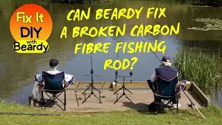 How to repair a carbon fibre fishing rod with Beardy.Will it work?