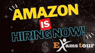 Amazon Job!! Don't miss this opportunity