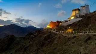 Sunset at Tsemo Monastery | Leh Ladakh 