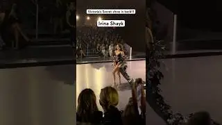 Irina Shayk walking Victoria&rsquo;s Secret show in NYC #irinashayk #victoriasecret #topmodel