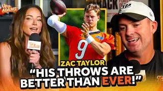Bengals Coach Zac Taylor on Joe Burrow Getting BETTER, Starters in Preseason & Passing Paul Brown!