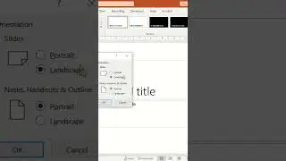 How to Setting Potrait Background in Powerpoint