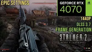 Stalker 2 PC | RTX 4070 1440p EPIC SETTINGS DLSS 3.7 + FG | 