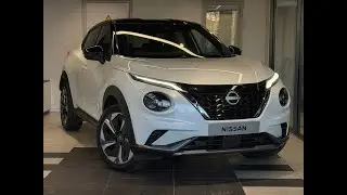 Nissan Juke 1.6 Hybrid Tekna+ 5dr Auto Pearl White Two Tone Black