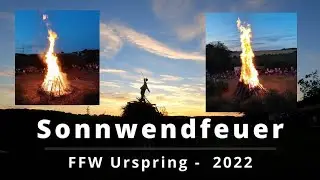 Sonnwendfeuer 2022 Lonsee-Urspring      -  Autel Evo Nano Plus
