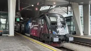 Einfahrt &Ouml;BB RJ 730 &ldquo;S&uuml;dbahn-Express&rdquo; Villach Hbf - Wien Hbf in Wien Hbf (06.12.2025, 4K HDR)