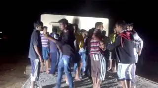 Jntu students enjoying Block Day celebrations