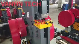 🚀Multi-function Punching and Shearing Machine Live Demo: Angle Iron, Copper & Aluminum with Ease!