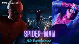 Spider-Man 4K Twixtor CC Scene Pack | The Amazing Spider-Man 1 | TASM 4K Clips for Editing