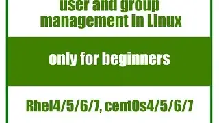 User & Group Management RHEL 6/7 - Bangla tutorial