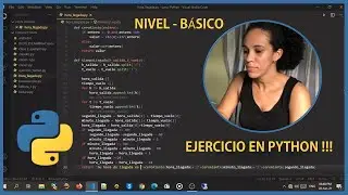 Ejercicio Programación RESUELTO con PYTHON 3--Funciones,Condicionales y Cadenas--para PRINCIPIANTES