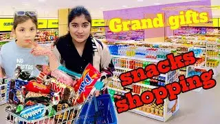 GRAND GIFTS from Papa || I made the children have AIYASHI 😁 #vlogs #snacksshopping #anayaeshaalfa...