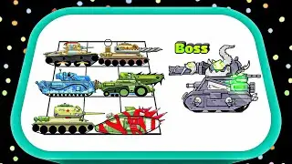 Merge Tank Army vs Massive Boss Attack | WW2 Final Evolution Challenge