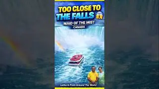 Maid of the Mist vs Giant Falls 🌊 | Soaked by Niagara #shorts #ytshorts
