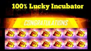 #shorts | 100% Luck in Incubator royal spin | Blueprint & Evolution stone in 1 spin | #freefire