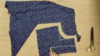 Salwar reuse ideas into beautiful princess cut blouse//tips and tricks by anju