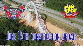 ArieForce One Construction Update June 15th at Fun Spot America Atlanta