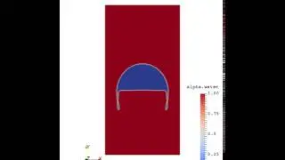 OpenFOAM simulation of a rising bubble - Part 1