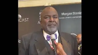 Gil Robertson IV (President and Co-Founder, AAFCA) on 2024 AAFCA Awards red carpet