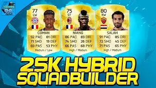 FIFA 16 Overpowered 25k HYBRID SQUAD BUILDER! w/ Upgraded Coman, Niang & Salah!