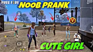 Noob Prank on Random Angry Girl 😡 DJ ADAM ने लिया revenge - Cs Ranked - Jnr - Garena Free Fire
