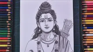 Ram Ji Ki Drawing || Shri Ram Drawing || Simple  Drawing 