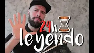 LEYENDO 24 HORAS SEGUIDAS😱 | LIBROS POSTAPOCAL&Iacute;PTICOS