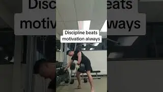 Discipline beats motivation always#WorkoutMotivation#DisciplineOverMotivation#TrainYourMind#StrongBo
