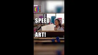 Draw a cake in 15 seconds 🖌| Britain's Best Young Artist | #SHORTS